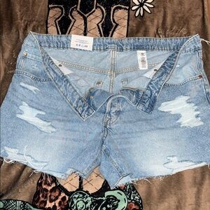 NWT H&M size 14 90s boyfriend shorts Denim Blue Women's Shorts